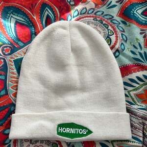 Hornitos Tequila White Cuffed Knit Beanie Hat One Size